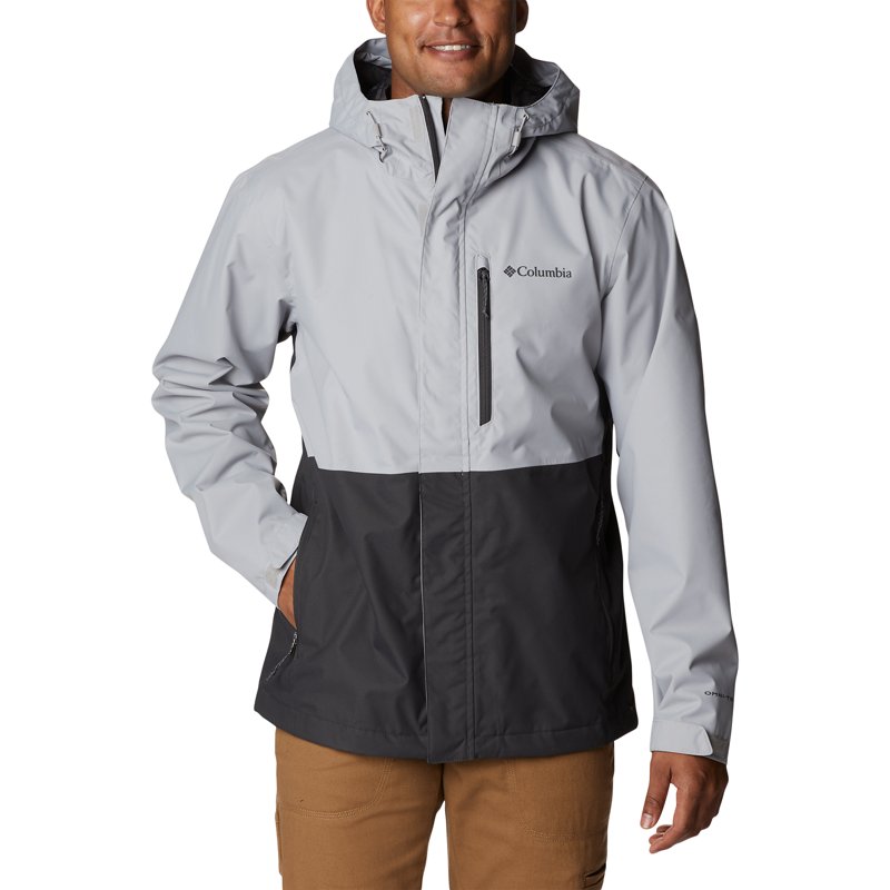 Columbia Sportswear Men's Hikebound Rain Jacket Grey Shark, X-Large - Men's Rainwear at Academy Sports