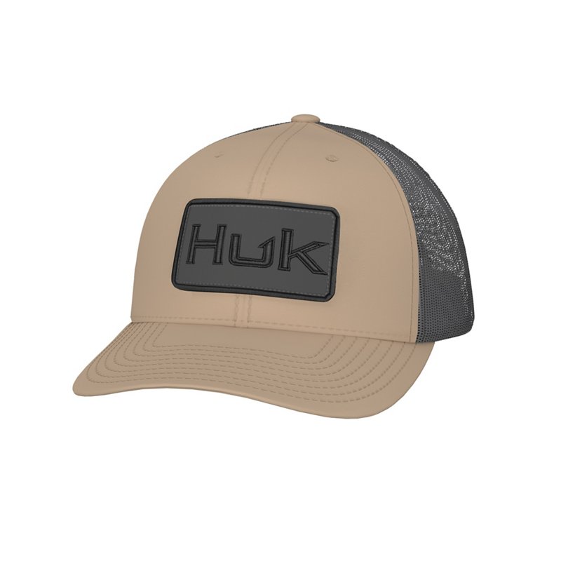 Huk Men's Bold Patch Trucker Hat Overland Trek - Men's Hunting/Fishing Headwear at Academy Sports
