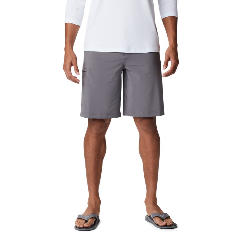 Columbia Sportswear Men's PFG Grander Marlin II Offshore Fishing Shorts 8 in City Grey, 30" - Men's Outdoor Shorts at Academy Sports