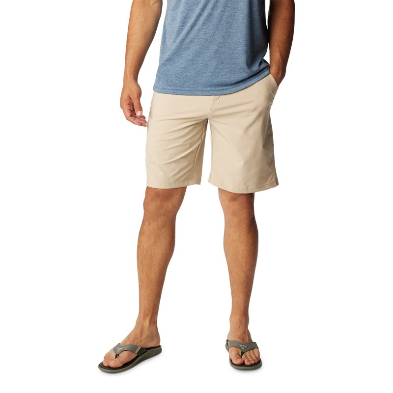 Columbia Sportswear Men's PFG Grander Marlin II Offshore Fishing Shorts 8 in Fossil, 30" - Men's Outdoor Shorts at Academy Sports