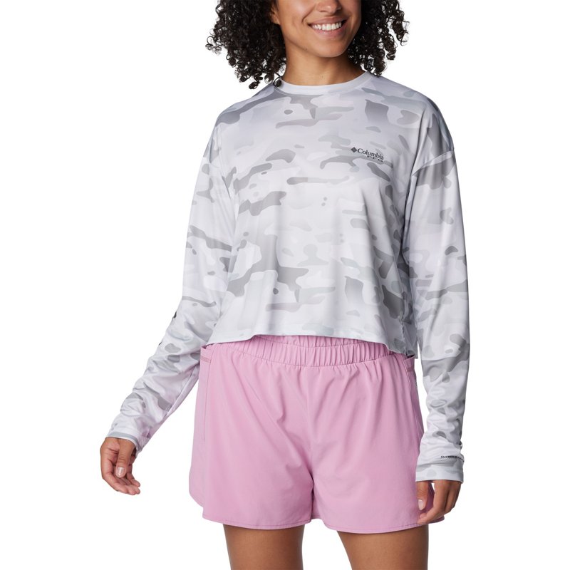 Columbia Sportswear Women's Super Tidal Light Long Sleeve T-Shirt Light Blue, Small - Women's Fishing Tops at Academy Sports