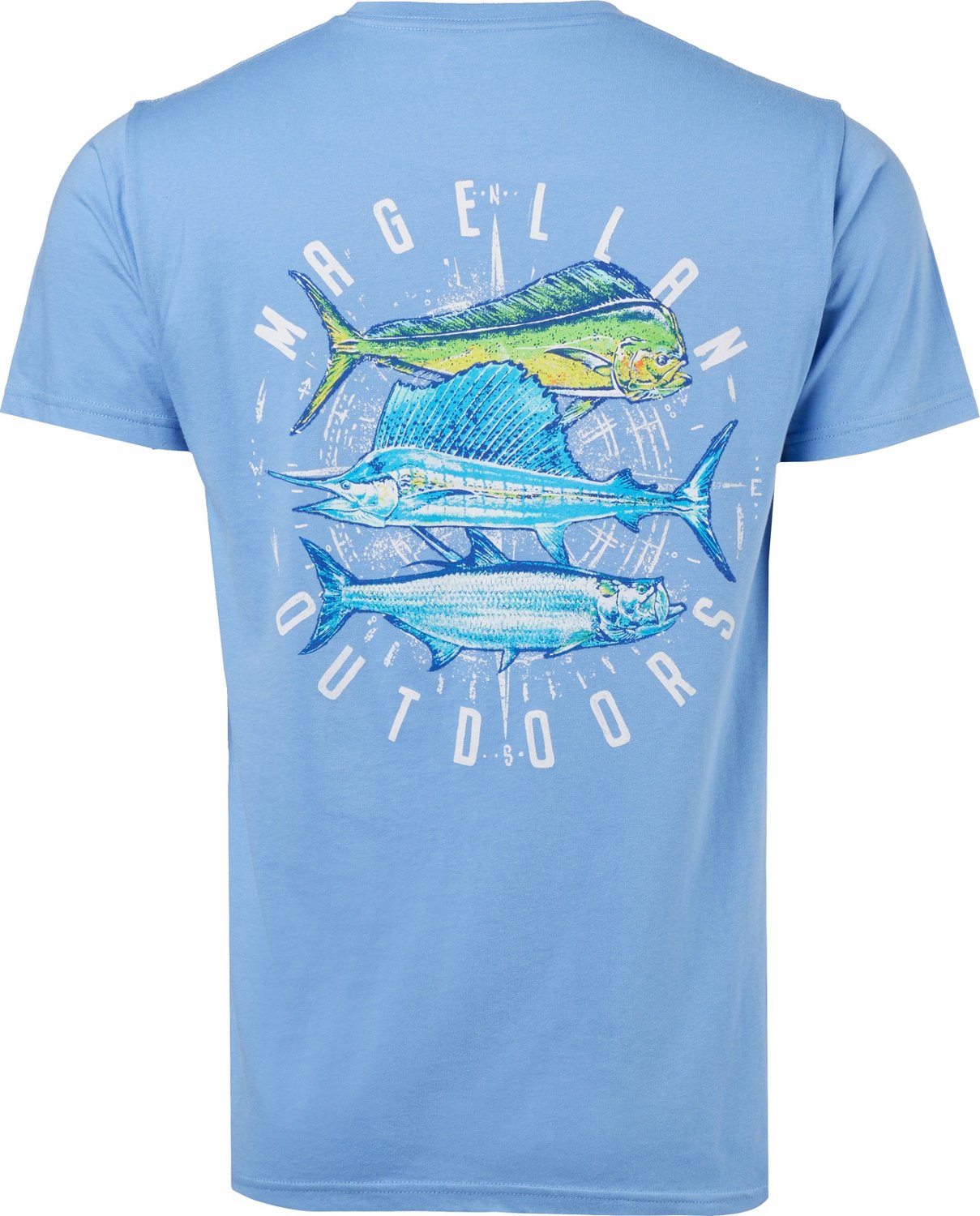 Magellan Outdoors Men's Salt Collage T-shirt                                                                                     - view number 1 selected