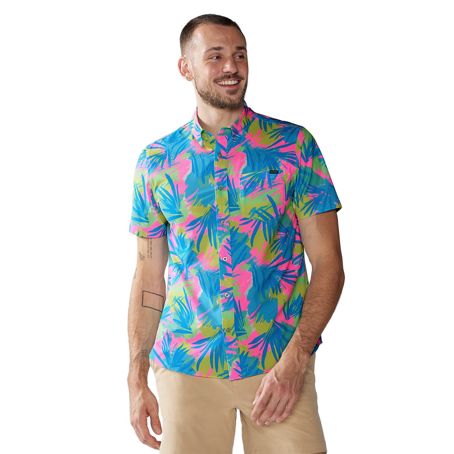 Chubbies Men's The Plant Be Tamed Performance Friday Shirt | Academy