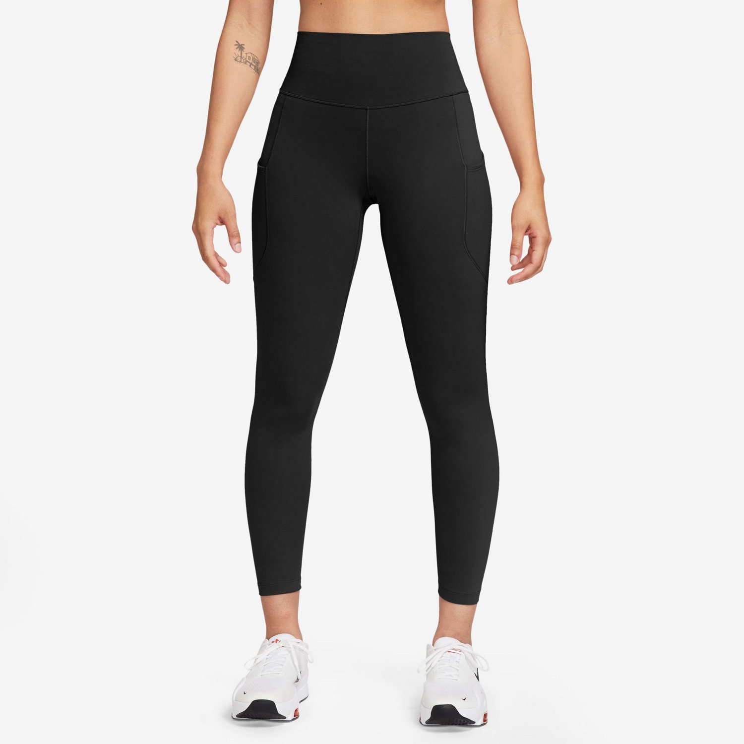 Nike Women's Dri-FIT High-Waisted 7/8 Leggings with Pockets | Academy