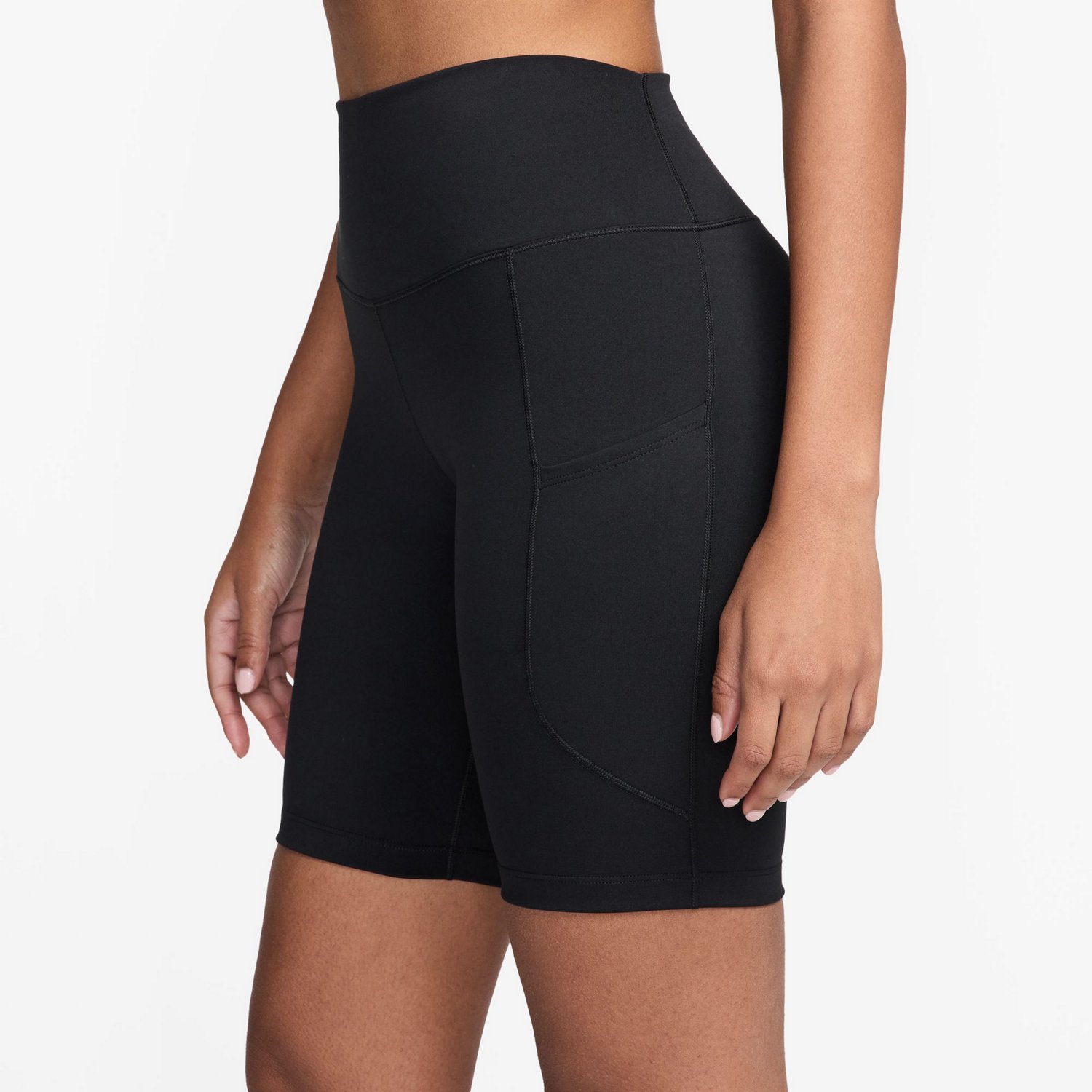 Nike Women's Dri-FIT High-Waisted Pocket Biker Shorts 8