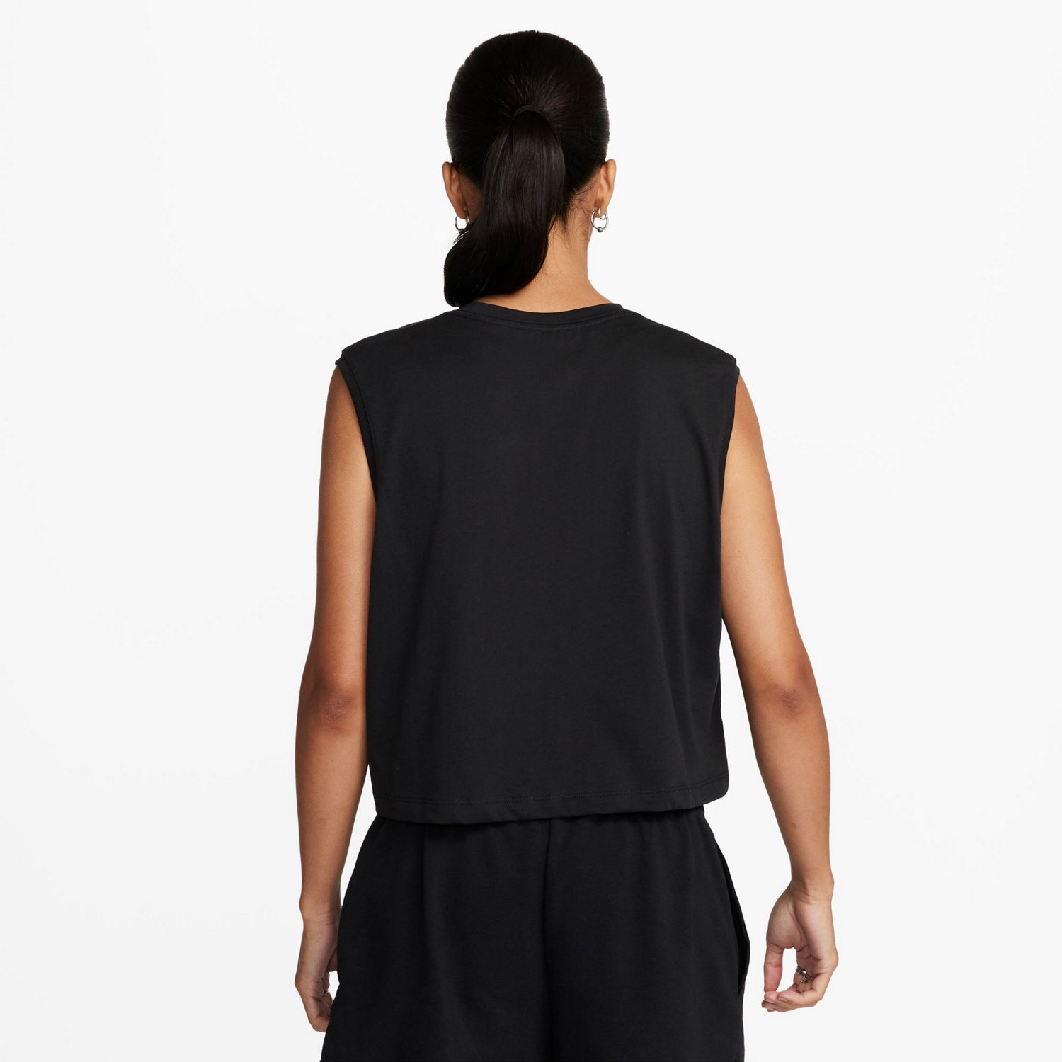 Nike Women's Sportswear Club Sleeveless Cropped T-shirt | Academy