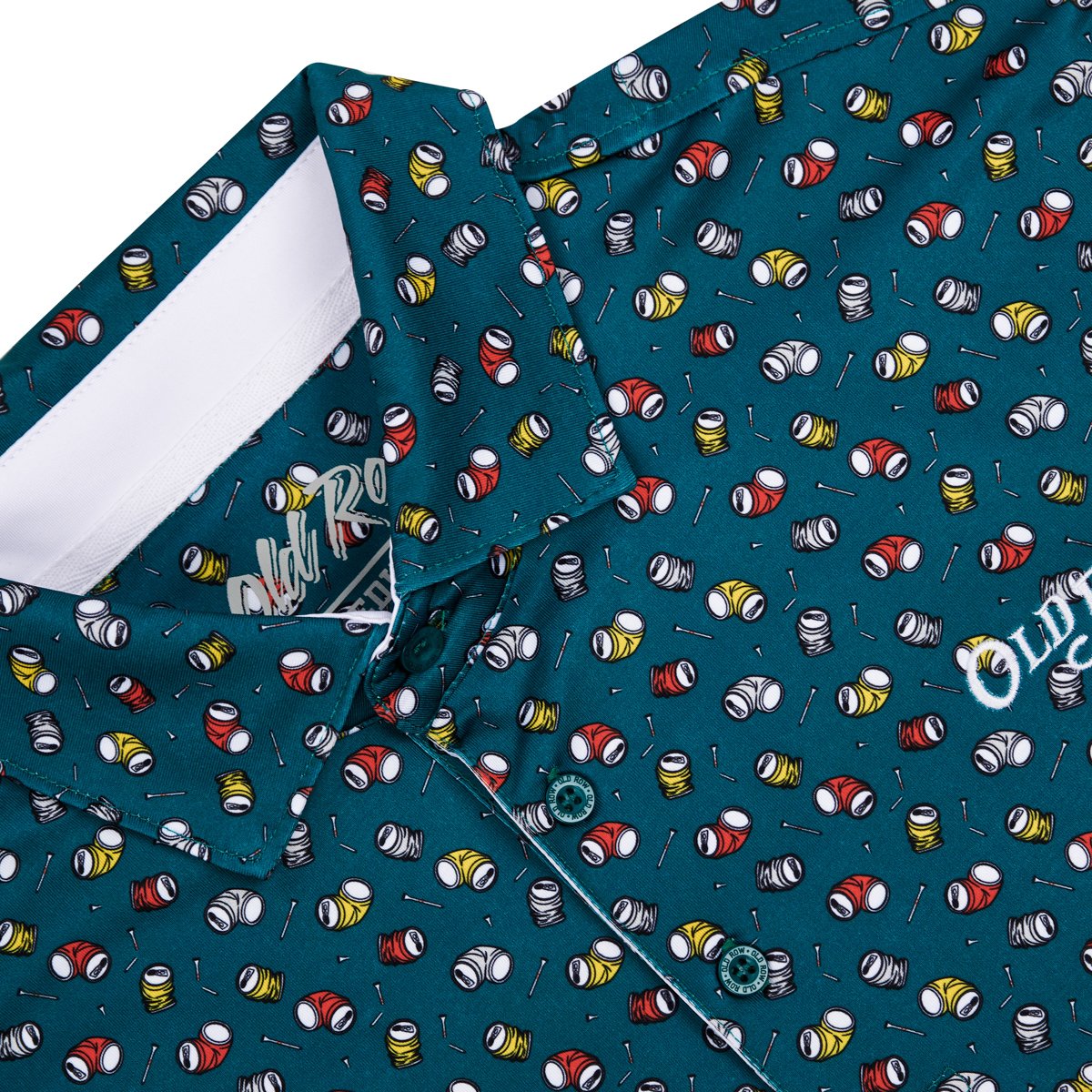 Old Row Men's Shotgun Printed Polo Shirt - view number 3