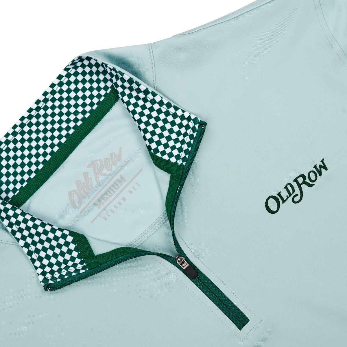 Old Row Men's Checkered Golf Premium 1/4 Zip Sweatshirt - view number 3