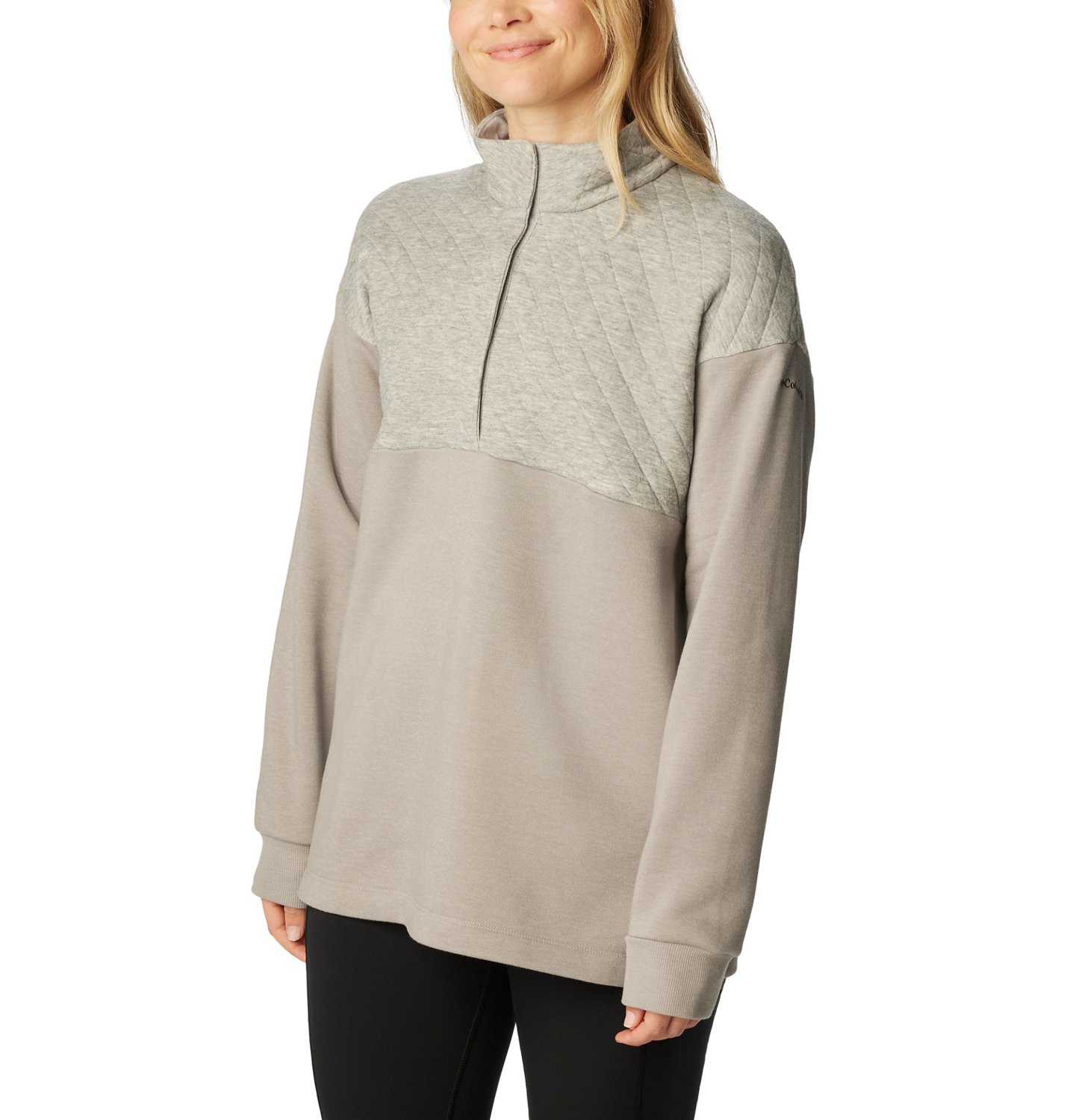 Columbia Sportswear Women's Hart Mountain Quilted 1/2-Snap Pullover                                                              - view number 5