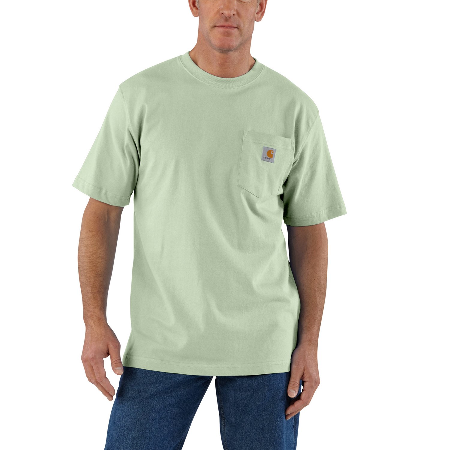 Carhartt Men's K87 Short Sleeve Workwear Pocket T-shirt                                                                          - view number 1 selected