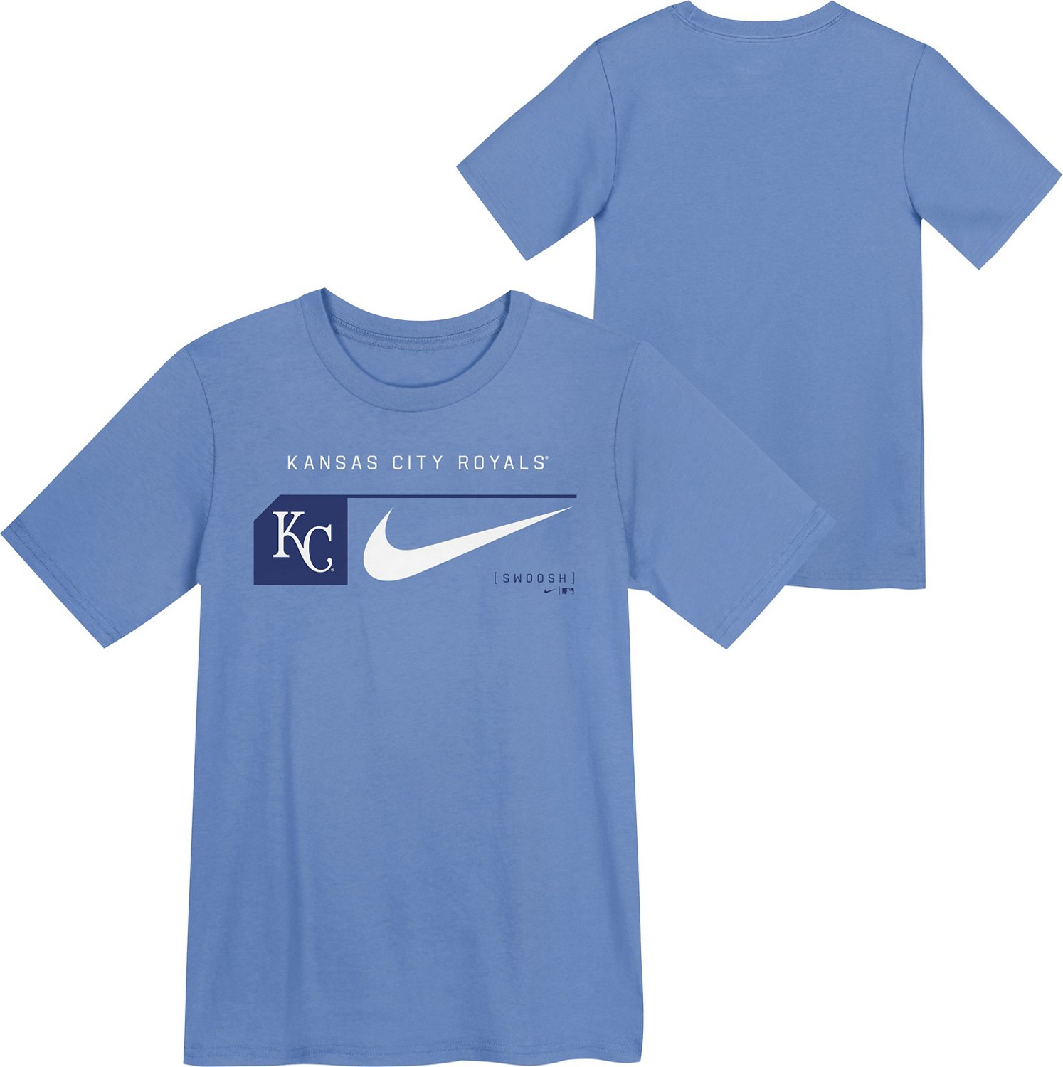 Nike Boys' Royals Team Swoosh Lockup Short Sleeve T-shirt                                                                       
