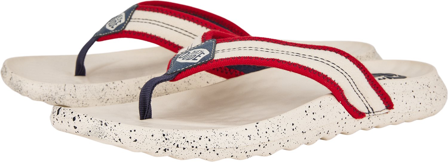 HEYDUDE Men's Myers Americana Flip-Flops                                                                                         - view number 3