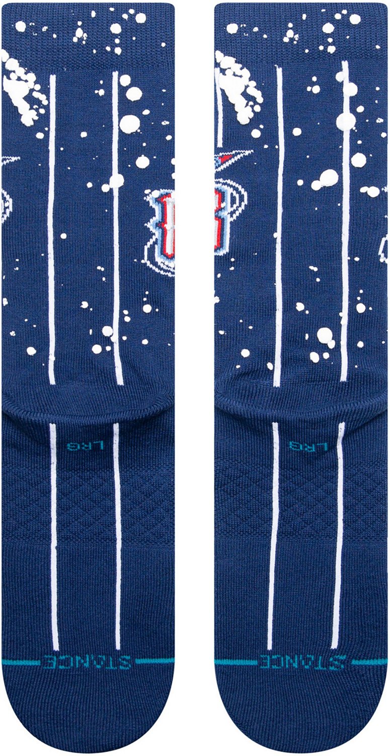 Stance Men's Houston Rockets Overspray Crew Socks - view number 3