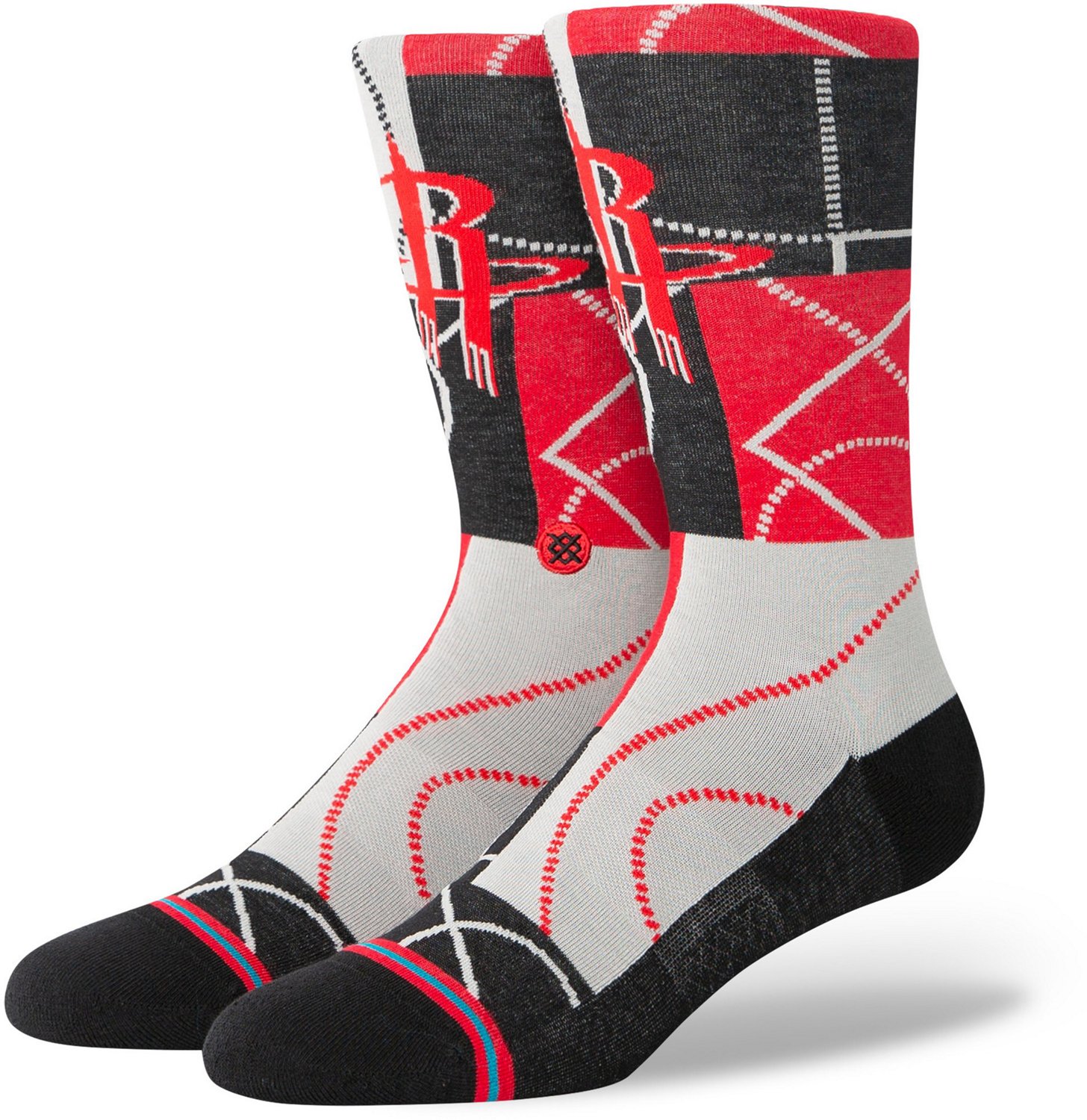 Stance Men s Houston Rockets Zone Crew Socks Academy