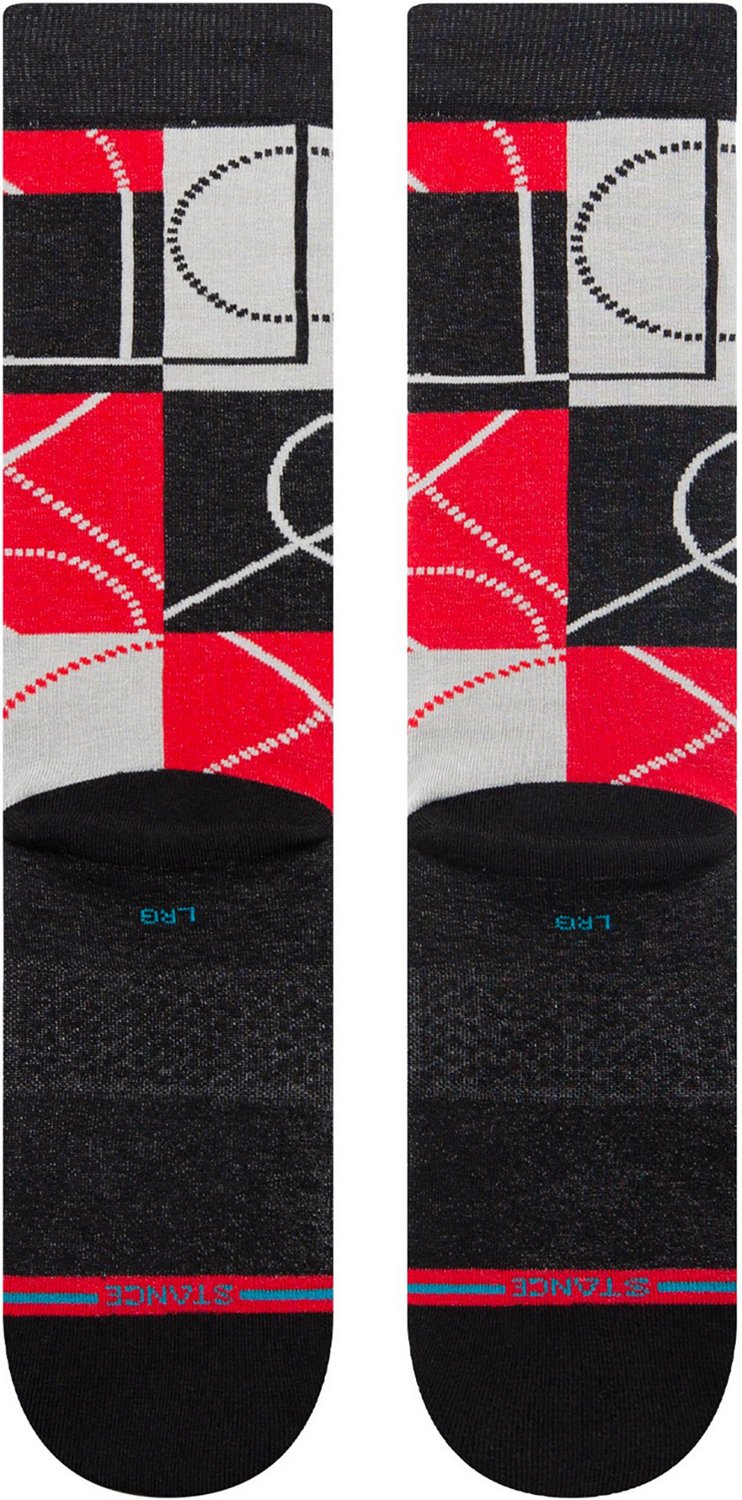 Stance Men's Houston Rockets Zone Crew Socks - view number 3