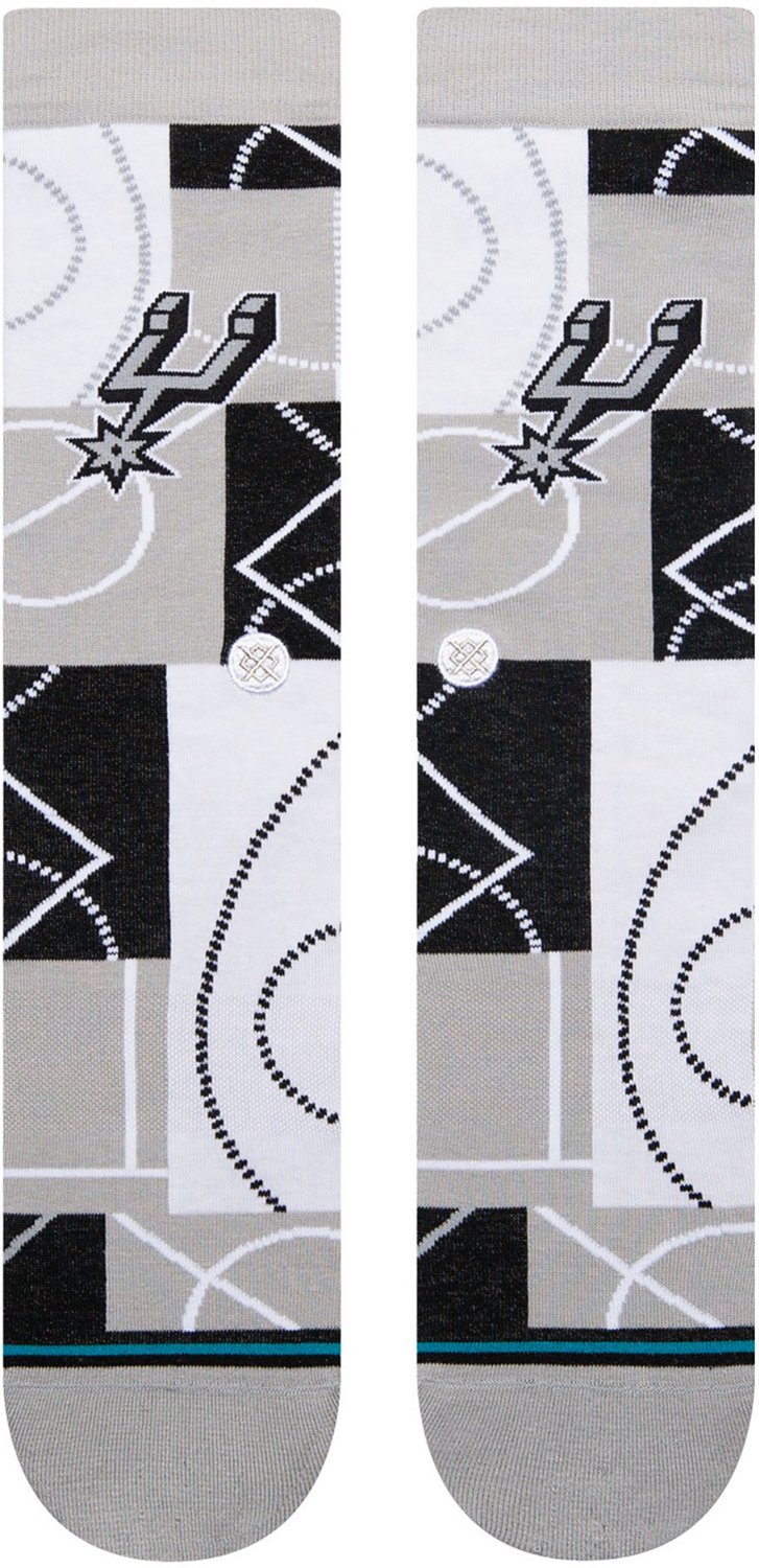 Stance Men's San Antonio Spurs Zone Crew Socks - view number 2