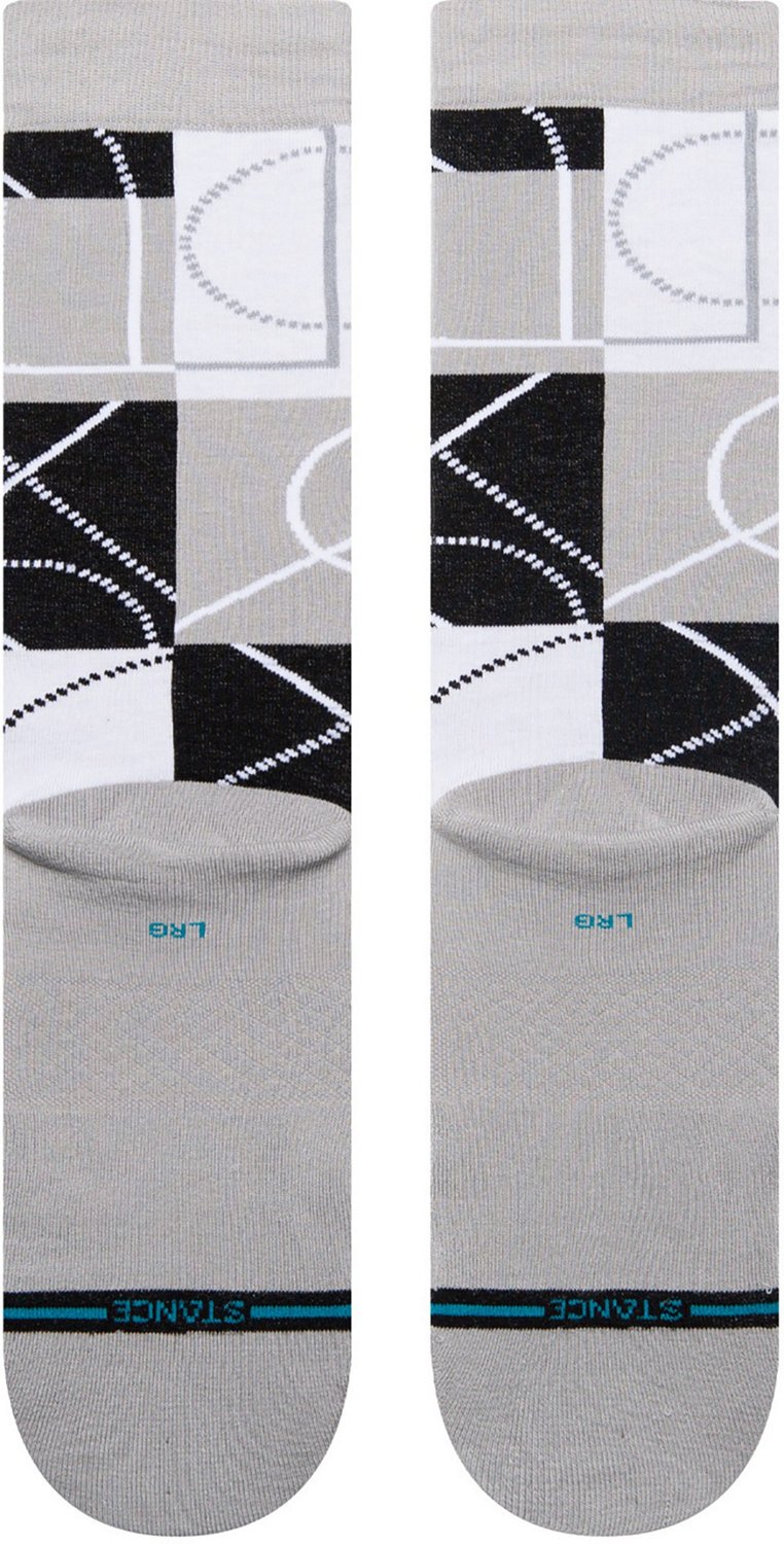 Stance Men's San Antonio Spurs Zone Crew Socks - view number 3