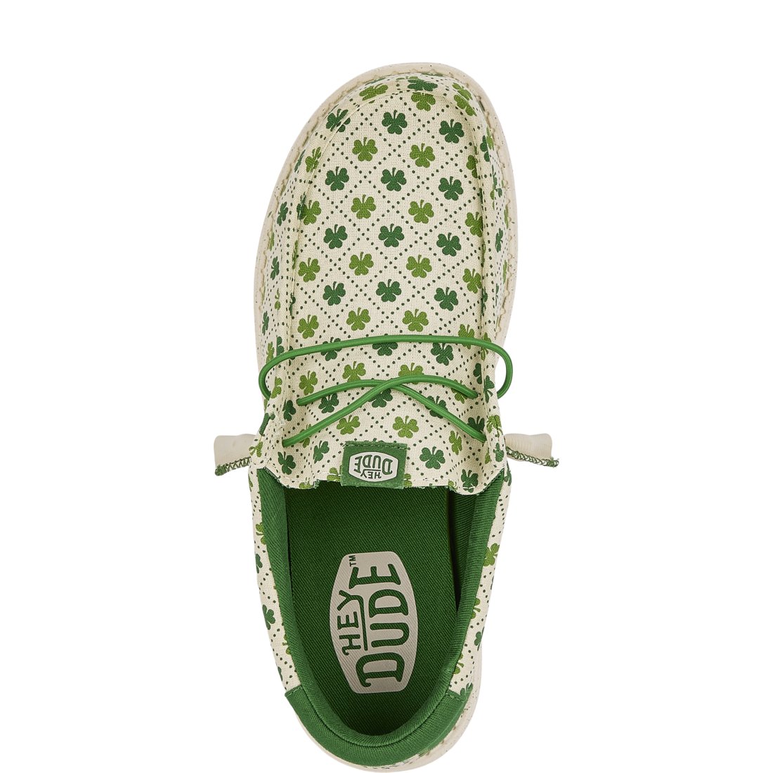 HEYDUDE Men's Wally Lucky Shamrock Slip-On Shoes - view number 5