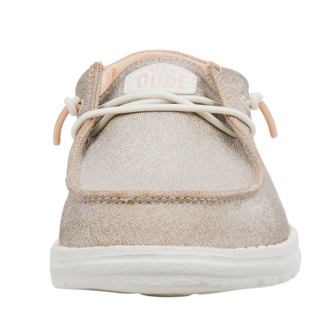 HEYDUDE Women's Wendy Metallic Sparkles Rose Slip-On Shoes                                                                       - view number 3