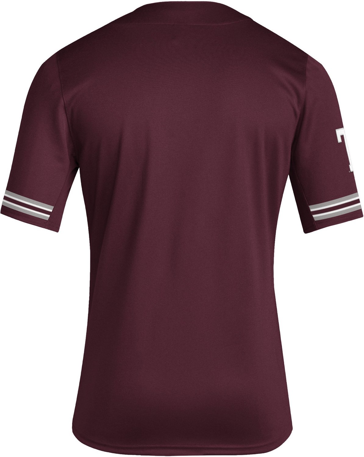 adidas Men's Texas A&M University Reverse Retro Baseball Jersey - view number 6