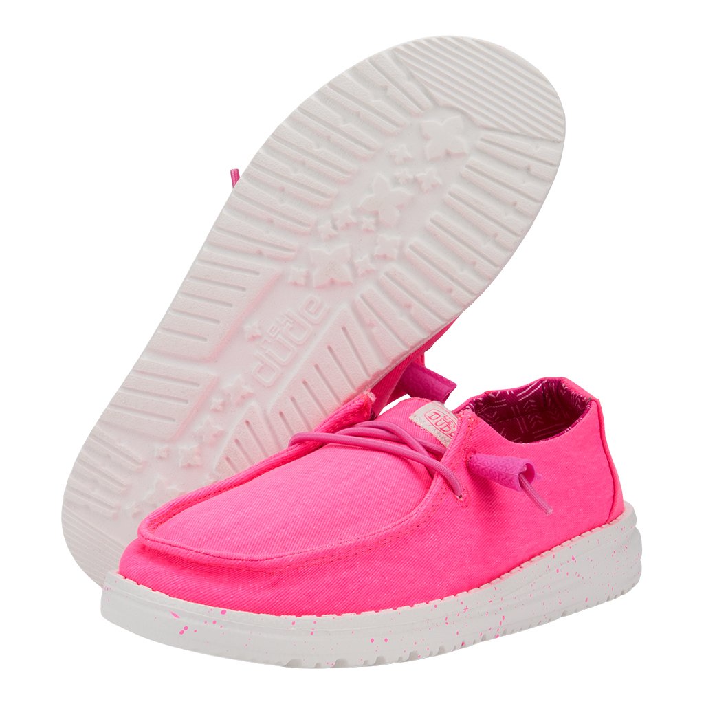 Hey Dude Kids Wendy Canvas PSGS Shoes - view number 6