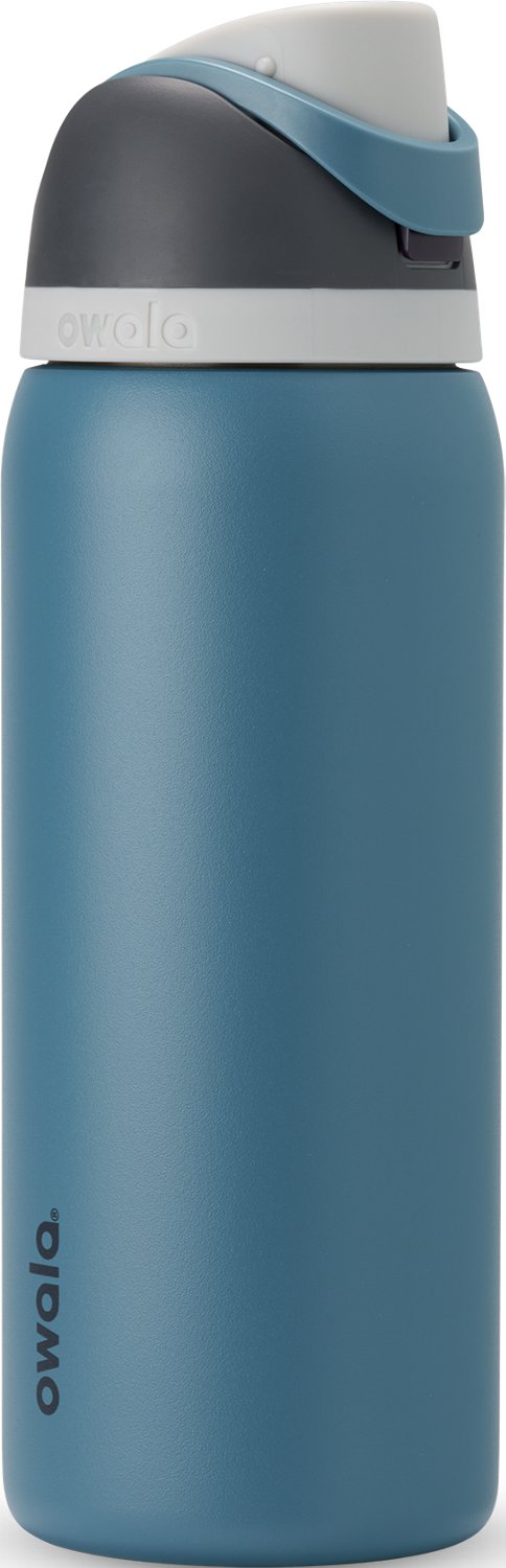 Owala FreeSip Stainless Steel Water Bottle, 32oz Blue 