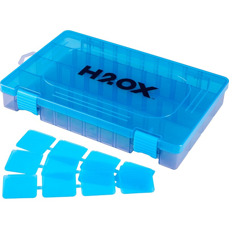 H2OX 3600 Premium Utility Box W/ VCI Inhibitor Smoke Grey/Blue - Tackle Utility Cases at Academy Sports