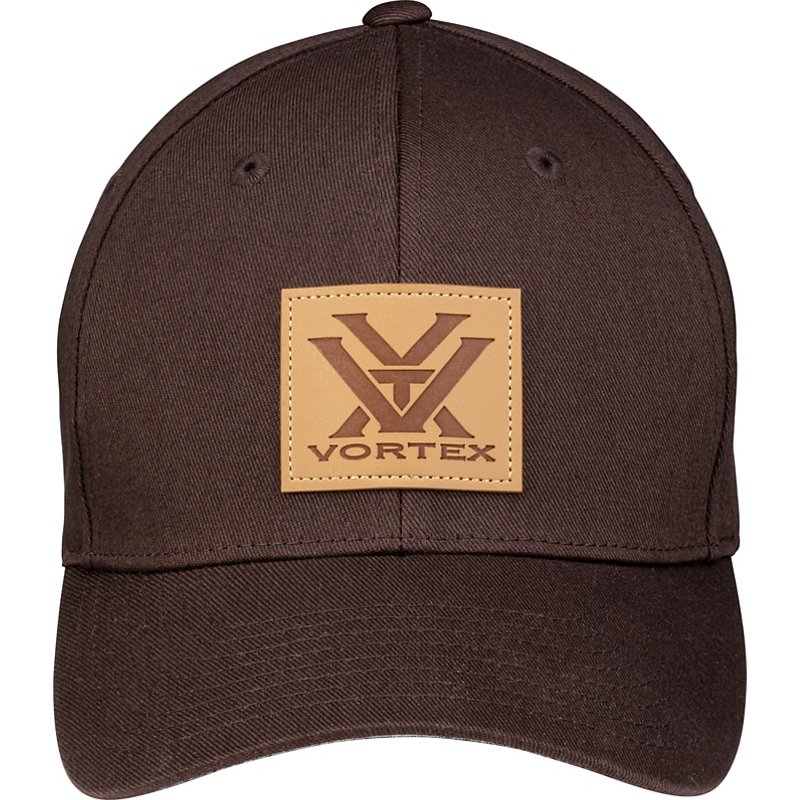 Vortex Men's Barneveld 608 Flexfit Cap Dark Brown, Large/X-Large - Men's Hunting/Fishing Headwear at Academy Sports