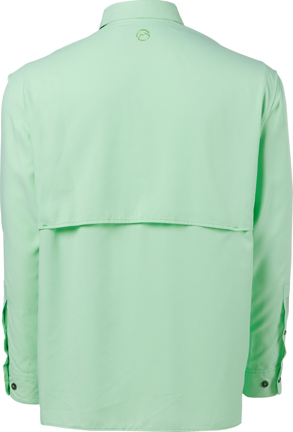 Magellan Outdoors Men's Aransas Pass Mini Check Long Sleeve Fishing Shirt - view number 2