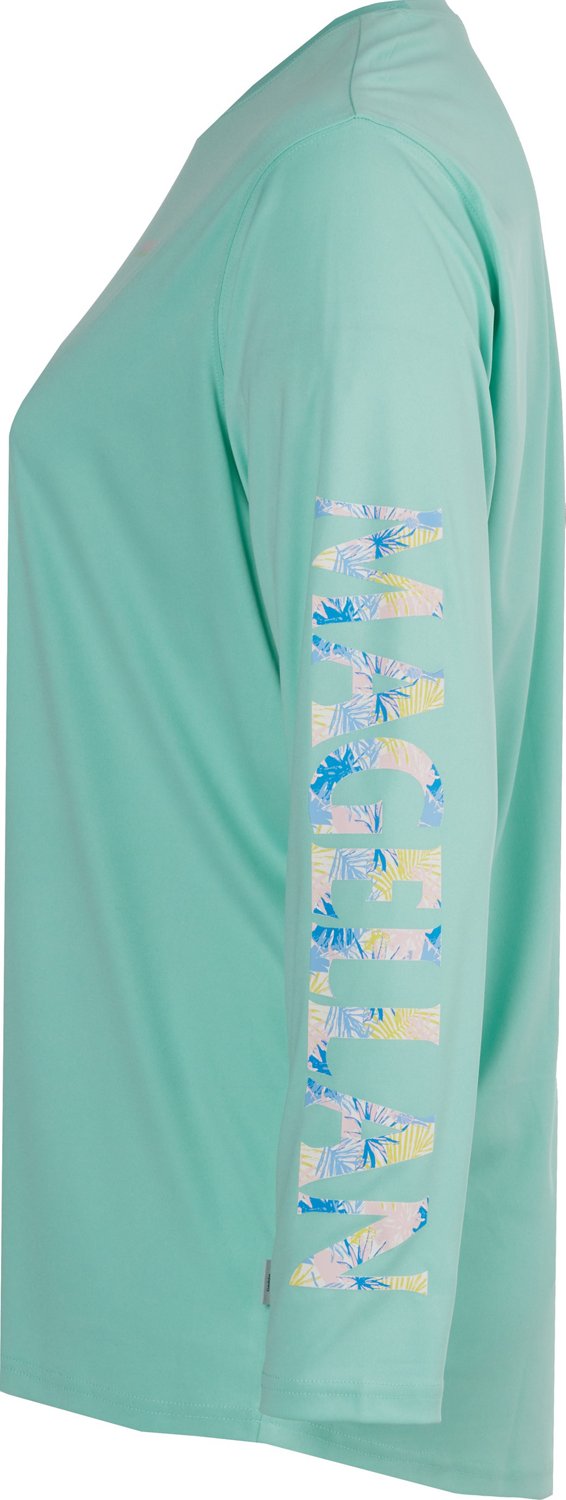 Magellan Outdoors Women's Caddo Lake Logo Long Sleeve Plus Size Fishing T-shirt - view number 3