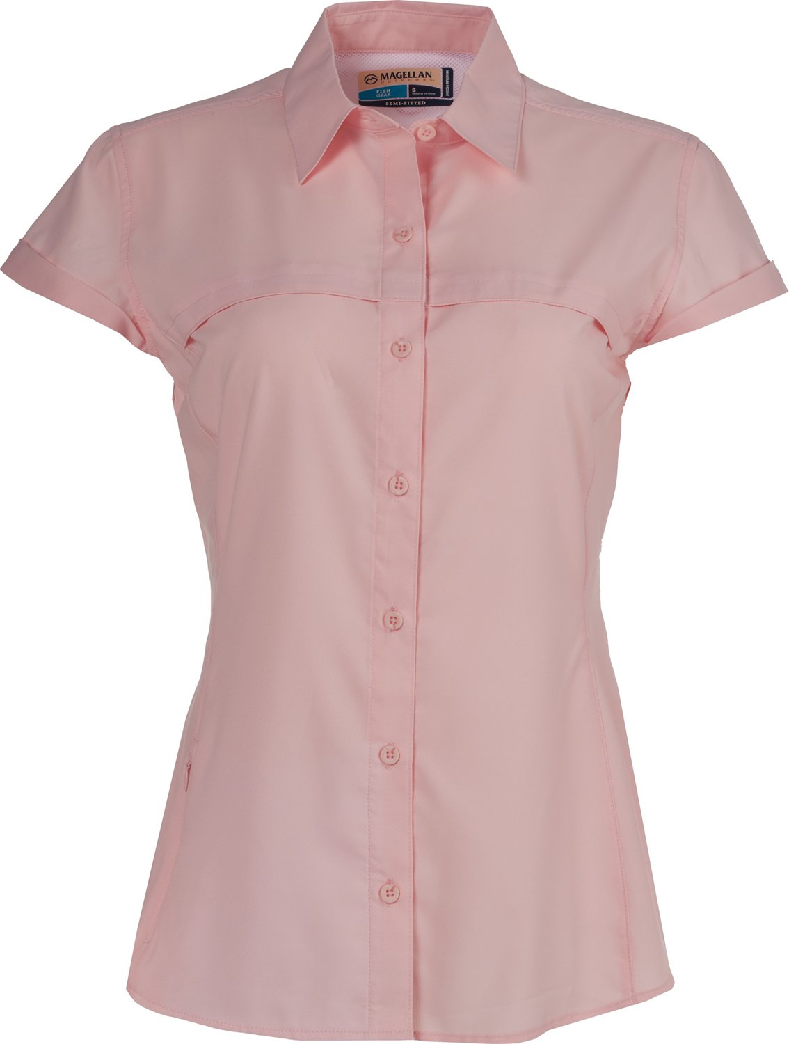 Magellan Outdoors Women's Overcast Fishing Button-Down Shirt                                                                     - view number 1