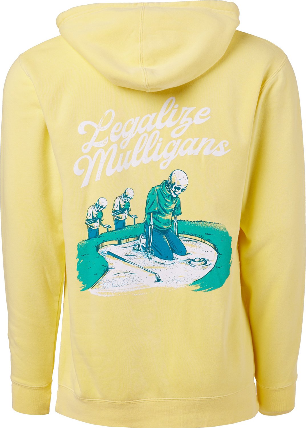 Old Row Men's Legalize Mulligans Skull Hoodie