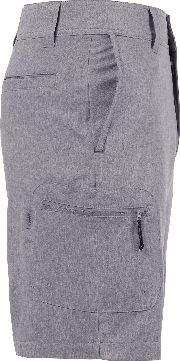 Magellan Outdoors Men's Aransas Pass Heather Hybrid Shorts 10 in - view number 5