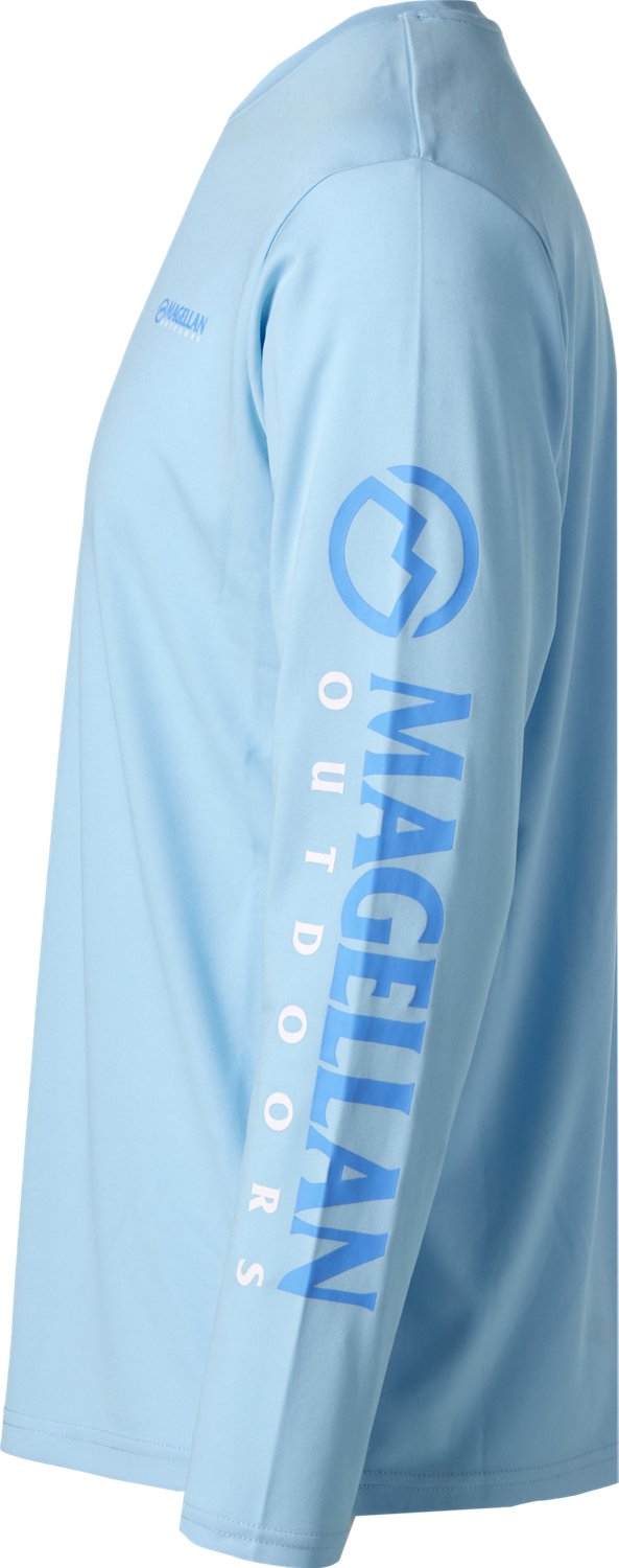 Magellan Outdoors Men's Casting Crew Core Graphic Long Sleeve T-shirt                                                            - view number 3