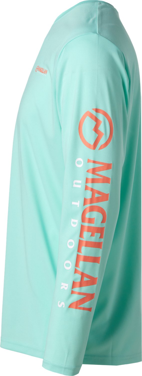 Magellan Outdoors Men's Casting Crew Core Graphic Long Sleeve T-shirt                                                            - view number 5