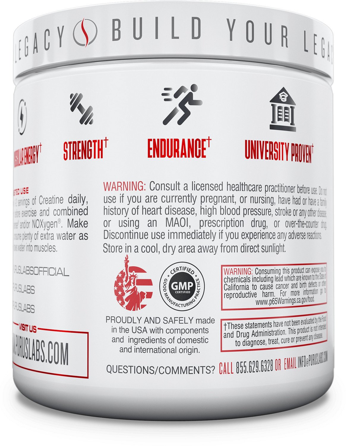 Purus Labs Creatine Monohydrate - view number 2
