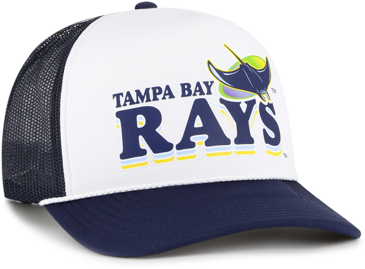 '47 Men's Tampa Bay Rays Region Foam Trucker Cap - view number 2