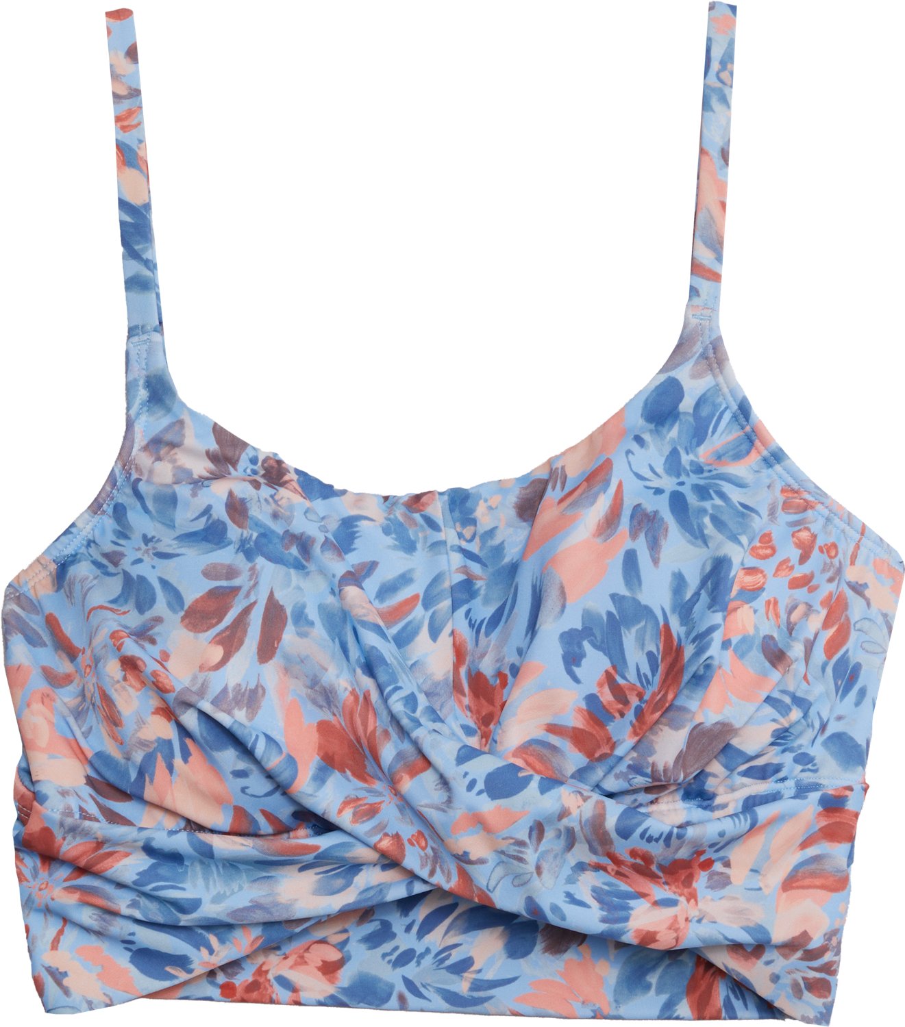 Freely Women's Wild Flower Wrap Front Swim Midkini - view number 6