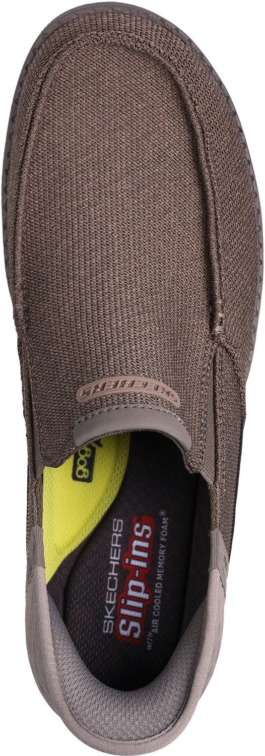 SKECHERS Men's Melson-Bentin Moc Toe Slip-In Shoes