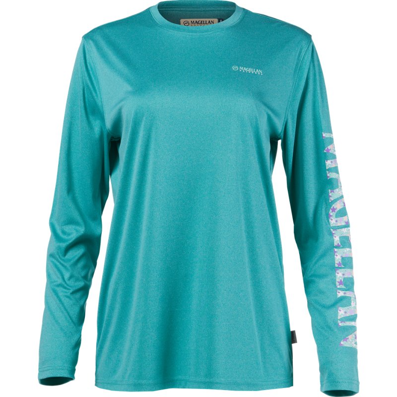 Magellan Outdoors Women's Caddo Lake Logo Crew Long Sleeve T-Shirt, 2X-Large - Women's Fishing Tops at Academy Sports