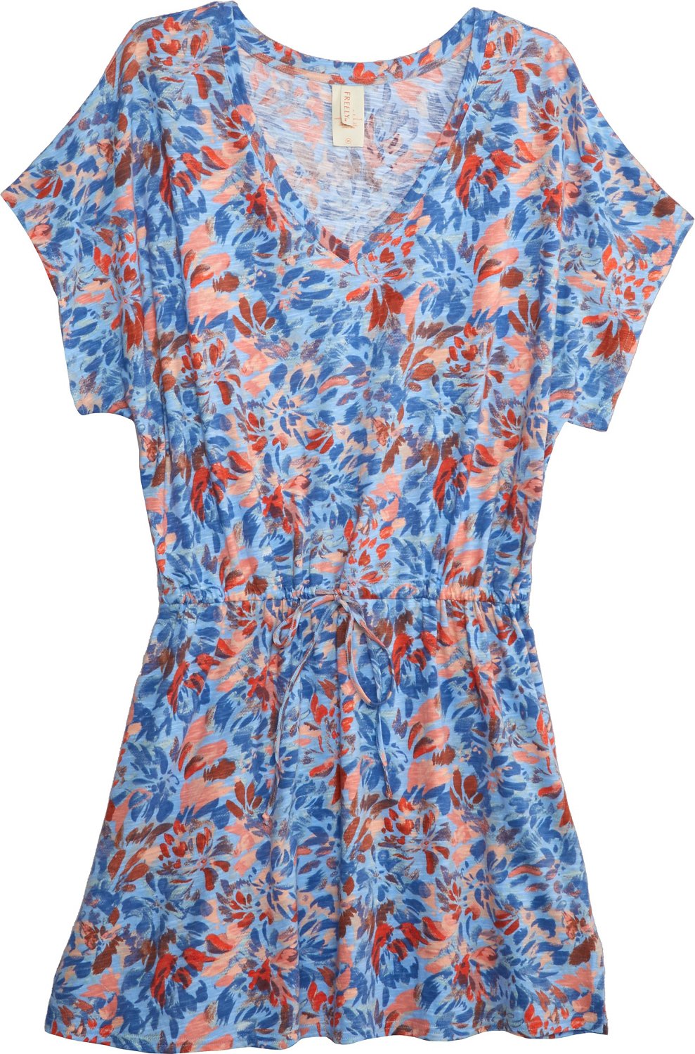 Freely Women's Wild Flower V-Neck Tunic Swim Coverup - view number 4