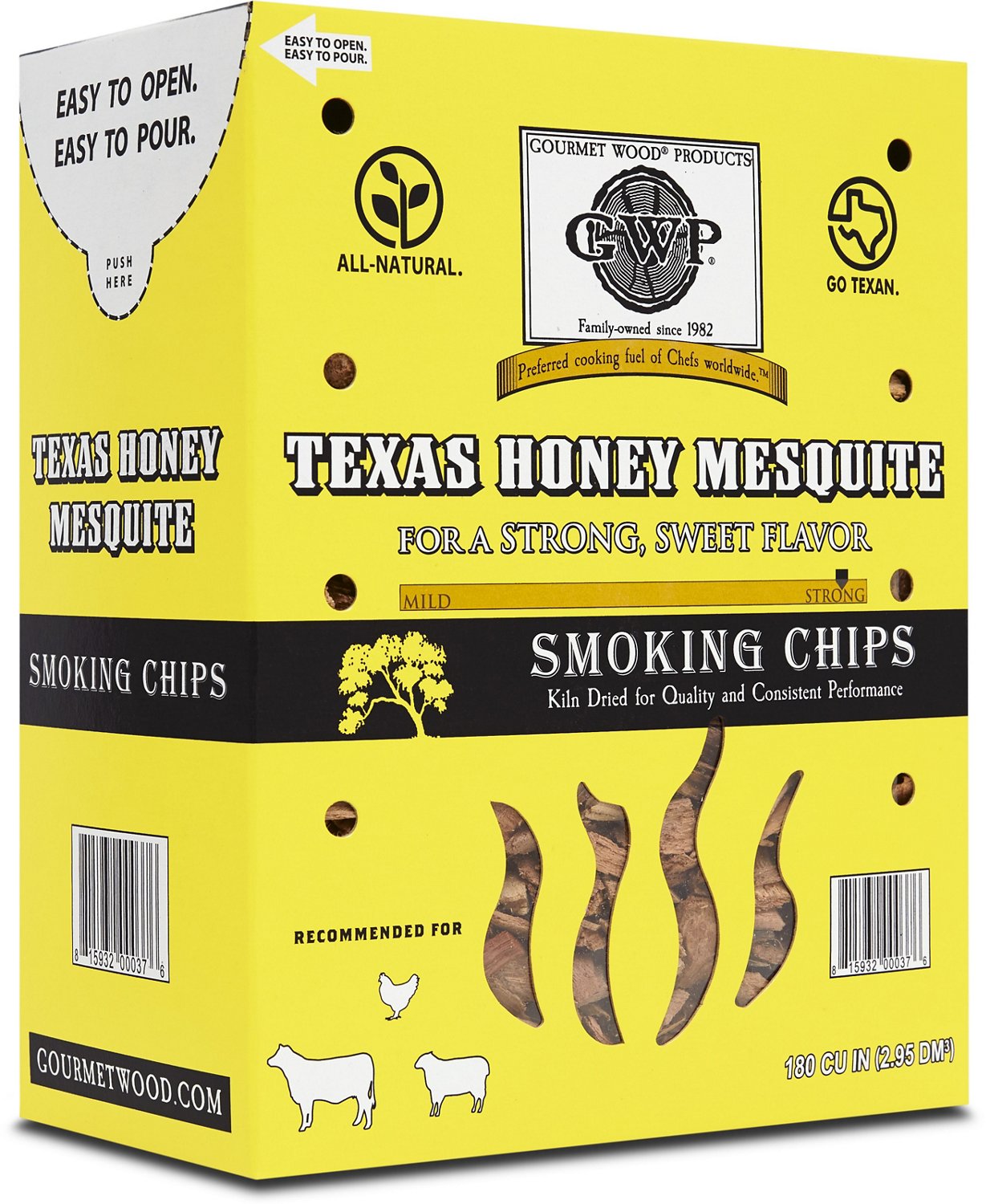 Gourmet Wood Texas Honey Mesquite 180 cu in Wood Chips                                                                           - view number 2