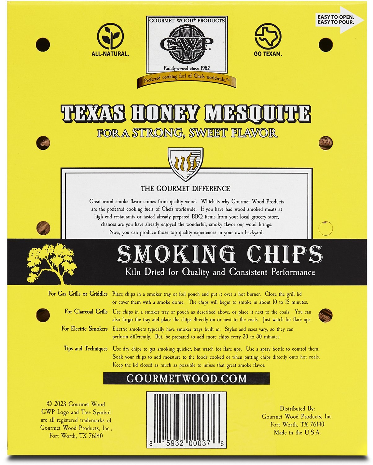 Gourmet Wood Texas Honey Mesquite 180 cu in Wood Chips                                                                           - view number 4