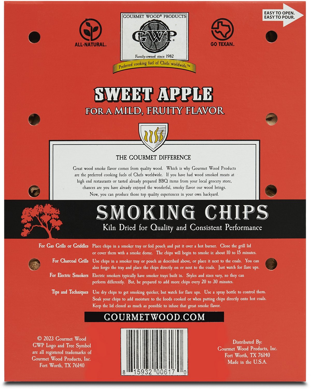 Gourmet Wood Sweet Apple 180 cu in Wood Chips                                                                                    - view number 4