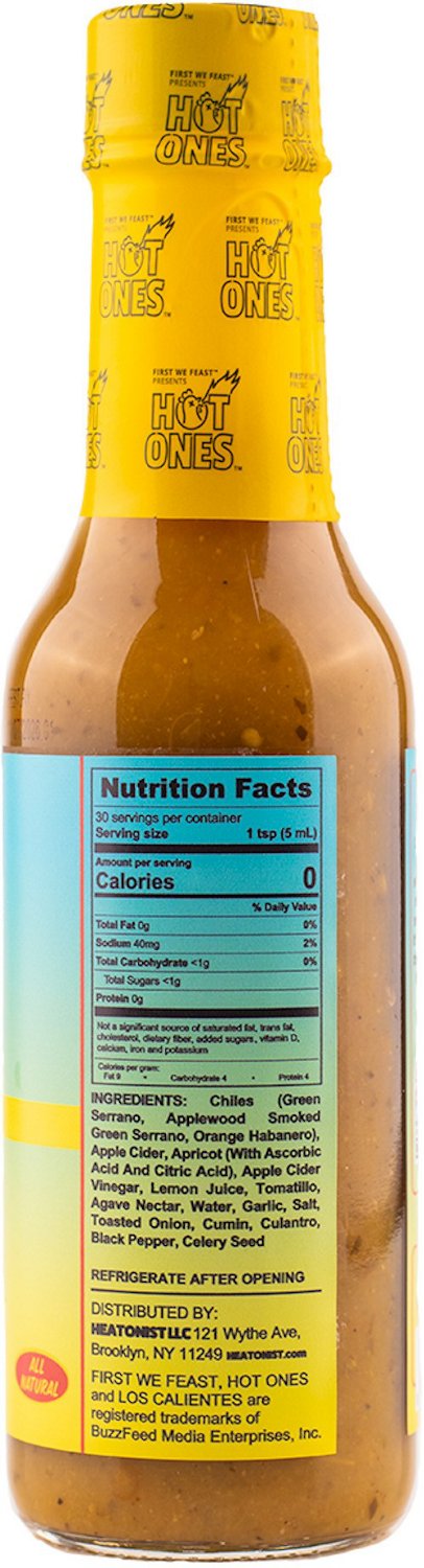 Heatonist Hot Ones Los Calientes Verde 5 oz Hot Sauce - view number 3