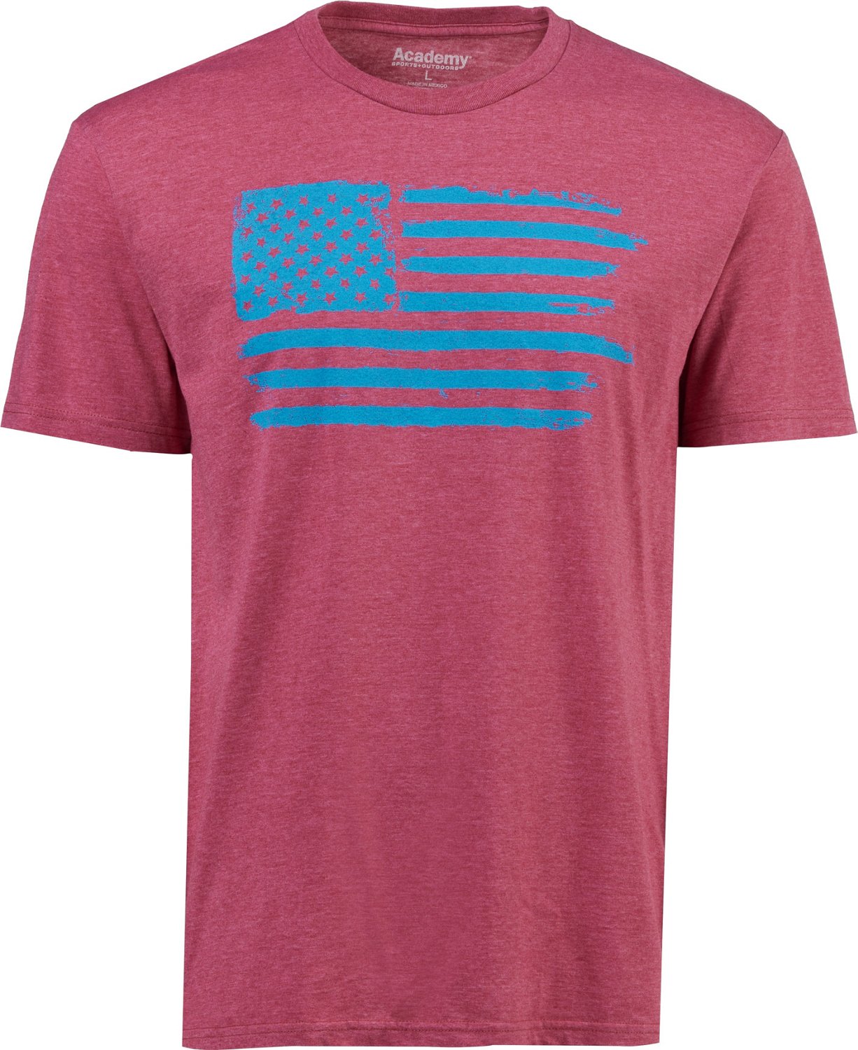 Academy Sports + Outdoors Men's Horizontal Flag Tonal T-shirt