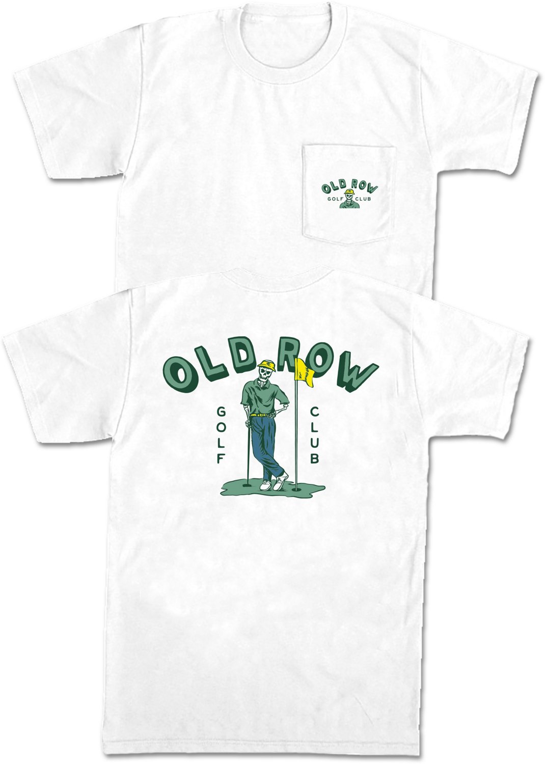 Old Row Mens Golf Club Pocket T Shirt Academy