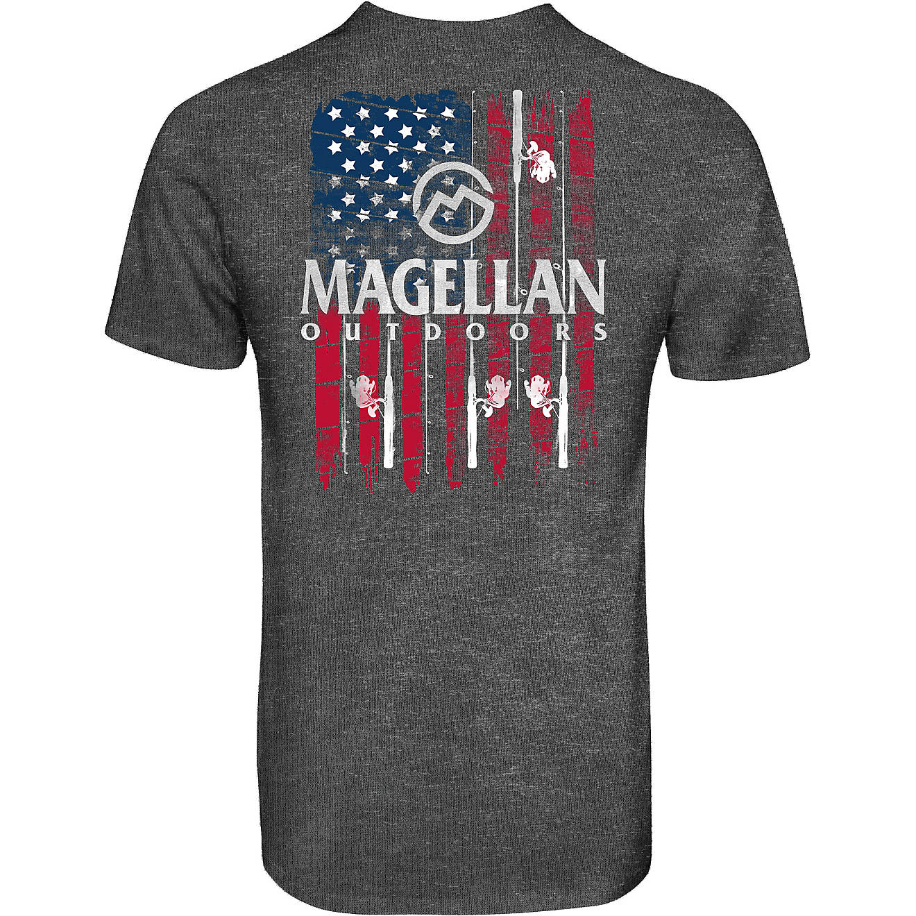 Magellan Outdoors Men's CHIPPED FLAG Short Sleeve T-shirt                                                                        - view number 1