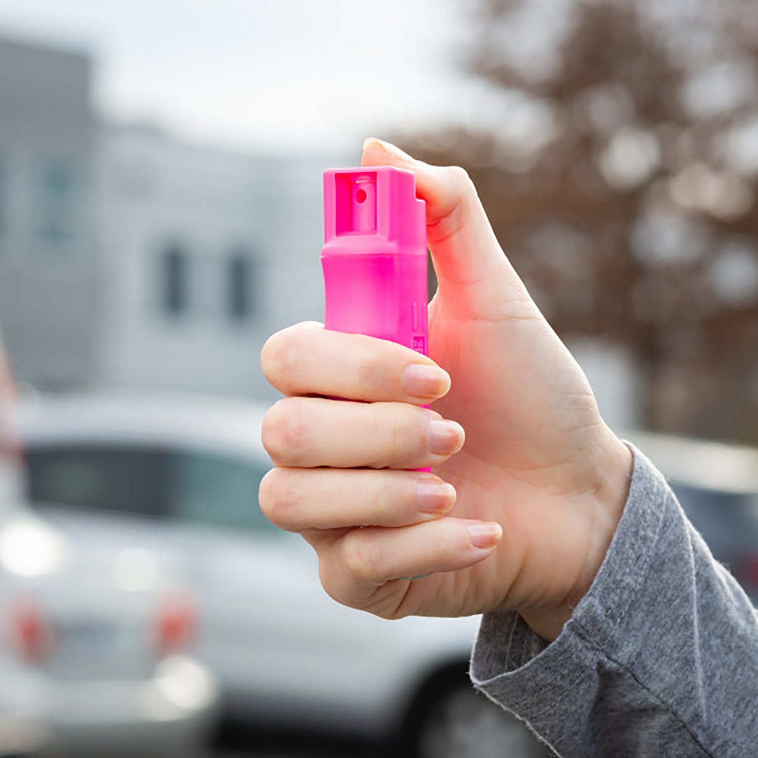 SABRE Pepper Spray with Finger Grip and Key Ring
