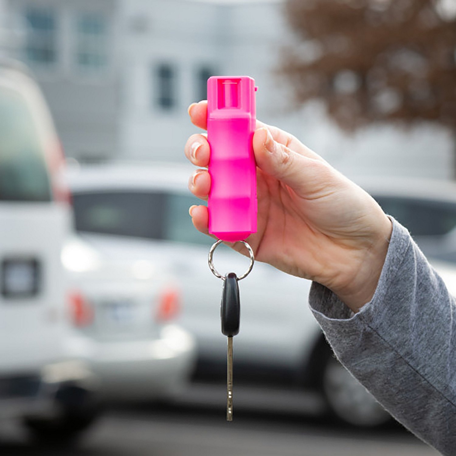 SABRE Pepper Spray with Finger Grip and Key Ring